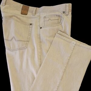 Mens Alberto Stone Light Denim Jeans
